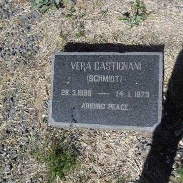 CASTIGNANI Vera nee SCHMIDT 1899-1973