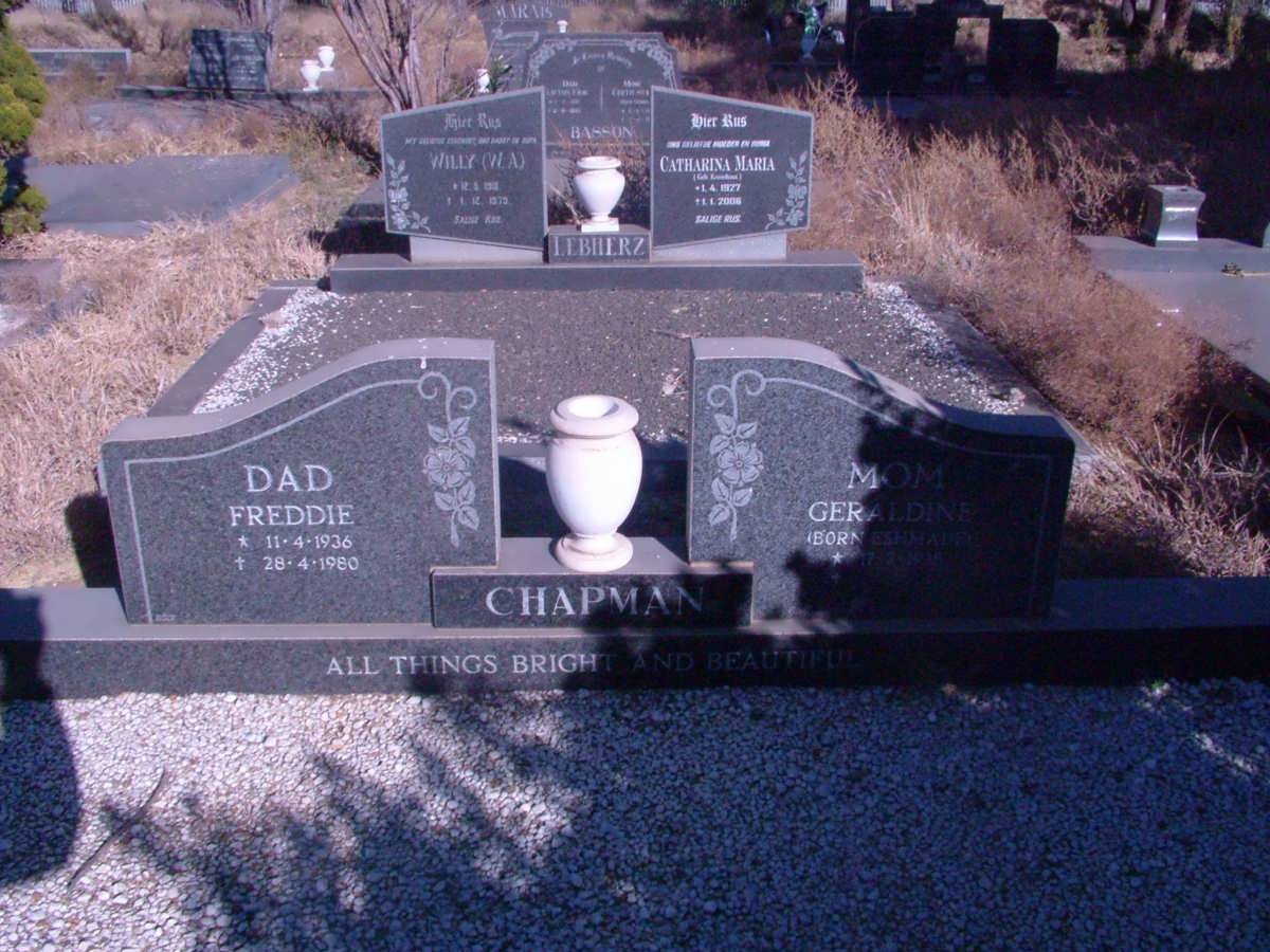 CHAPMAN Freddie 1936-1980 &amp; Geraldine