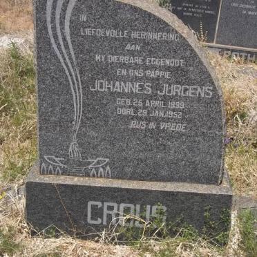 CROUS Johannes Jurgens 1899-1952