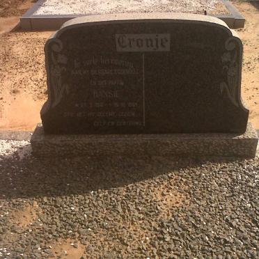 CRONJE Hansie 1916-1964