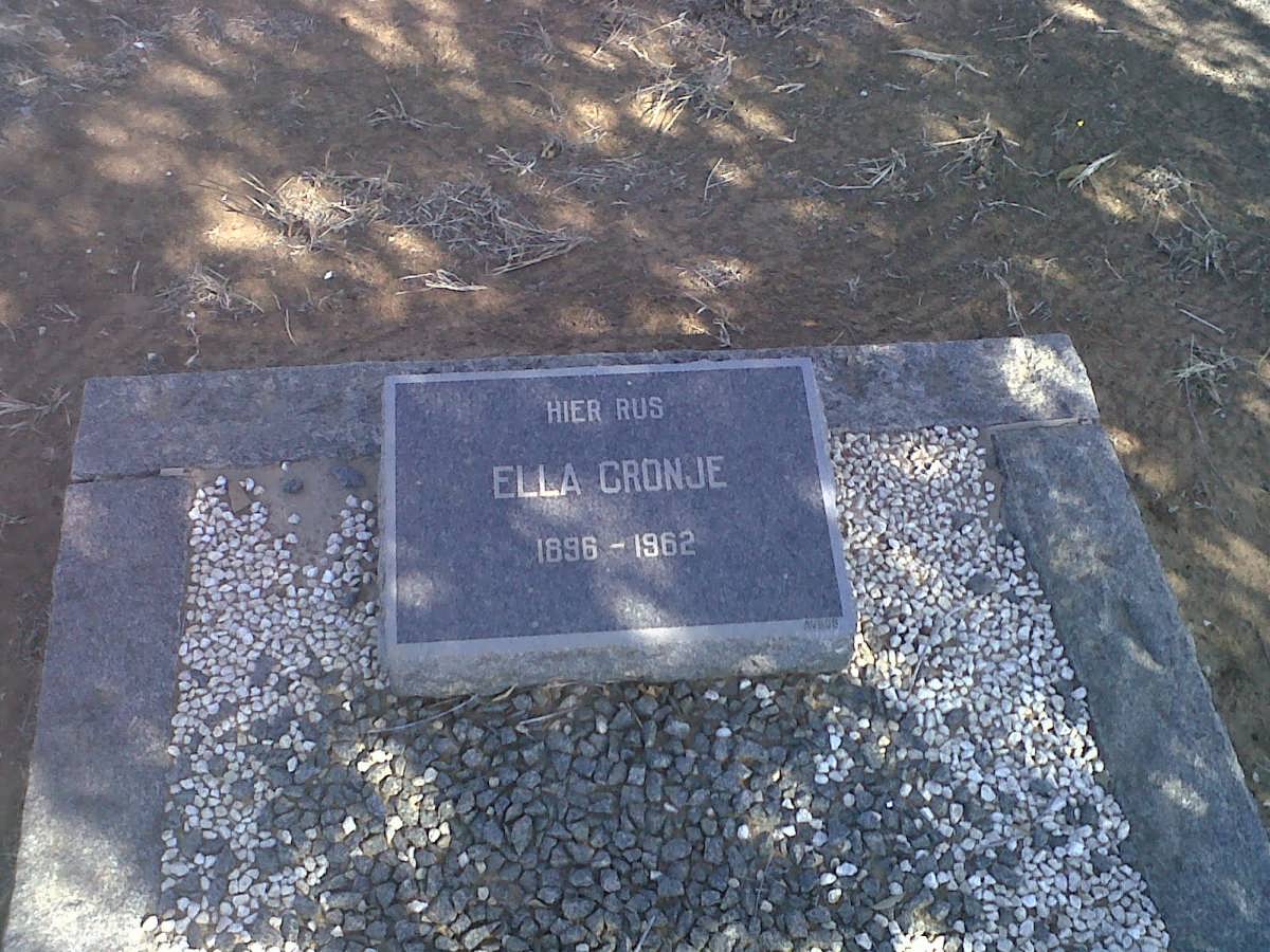 CRONJE Ella 1896-1962