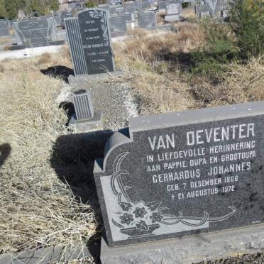 DEVENTER Gerhardus Johannes, van 1908-1972