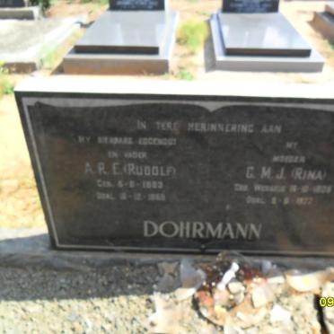 DOHRMANN A.R.E. 1893-1959 &amp; C.M.J. WESSELS ?-1977