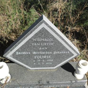 FOURIE Jacobus Gerhardus Johannes 1958-1978