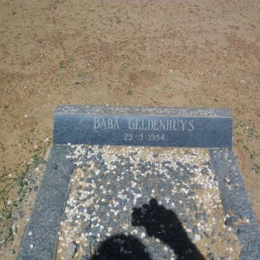 GELDENHUYS ? 1954-1954