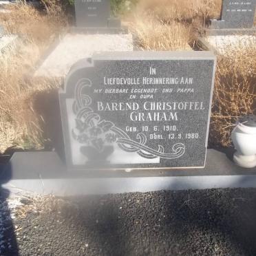 GRAHAM Barend Christoffel 1910-1980 &amp; Hendrina C.M. 1920-1986      