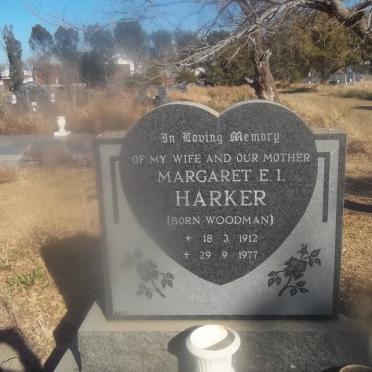 HARKER Margaret E.I. nee WOODMAN 1912-1977