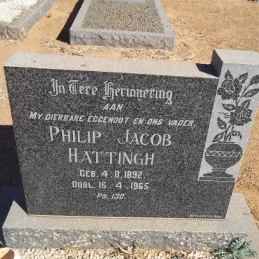 HATTINGH Philip Jacob 1892-1965