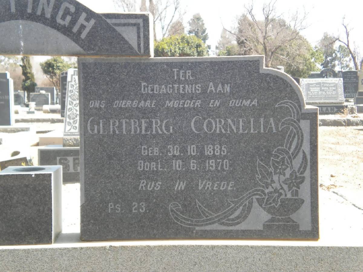 HATTINGH Gertberg Cornelia 1885-1970