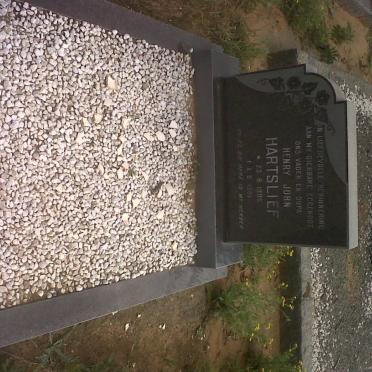 HARTSLIEF Henry John 1905-1981