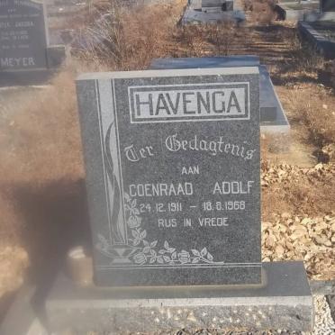 HAVENGA Coenraad Adolf 1911-1968