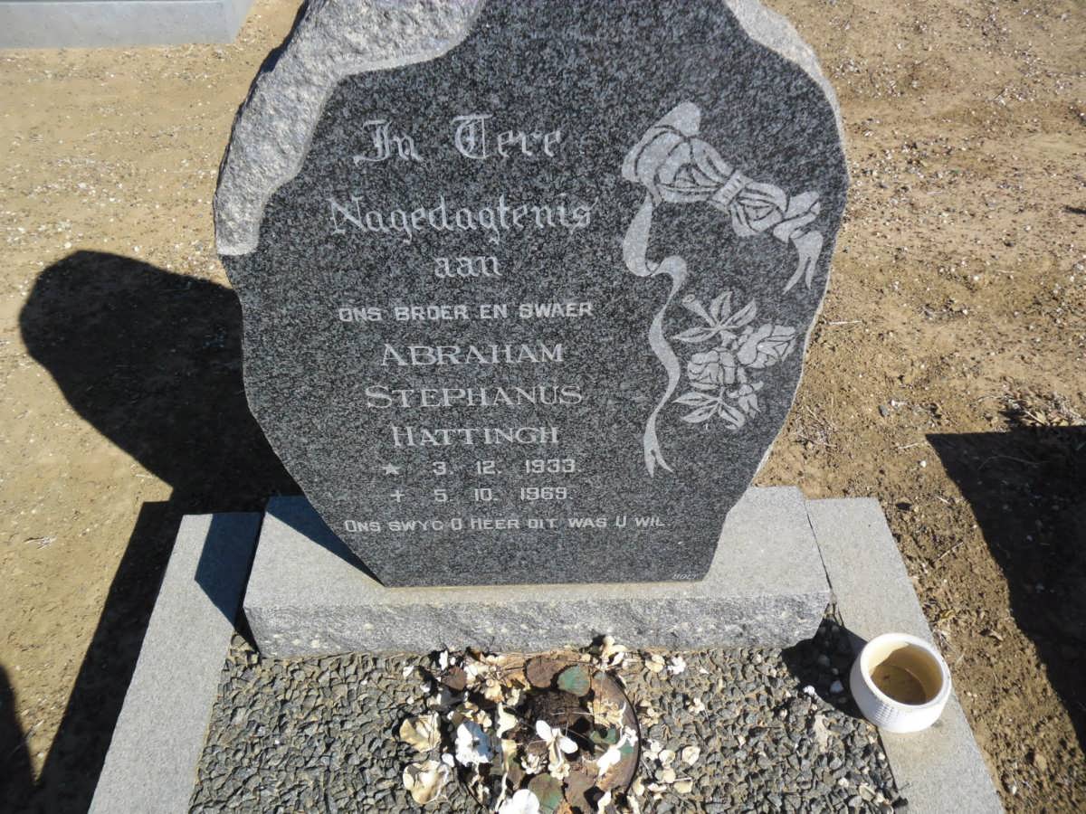 HATTINGH Abraham Stephanus 1933-1969