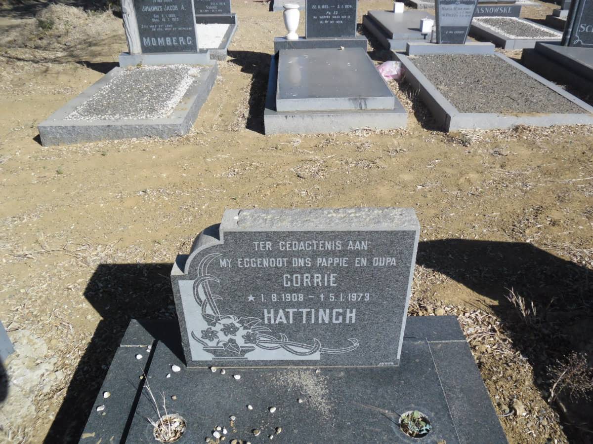 HATTINGH Corrie 1908-1973