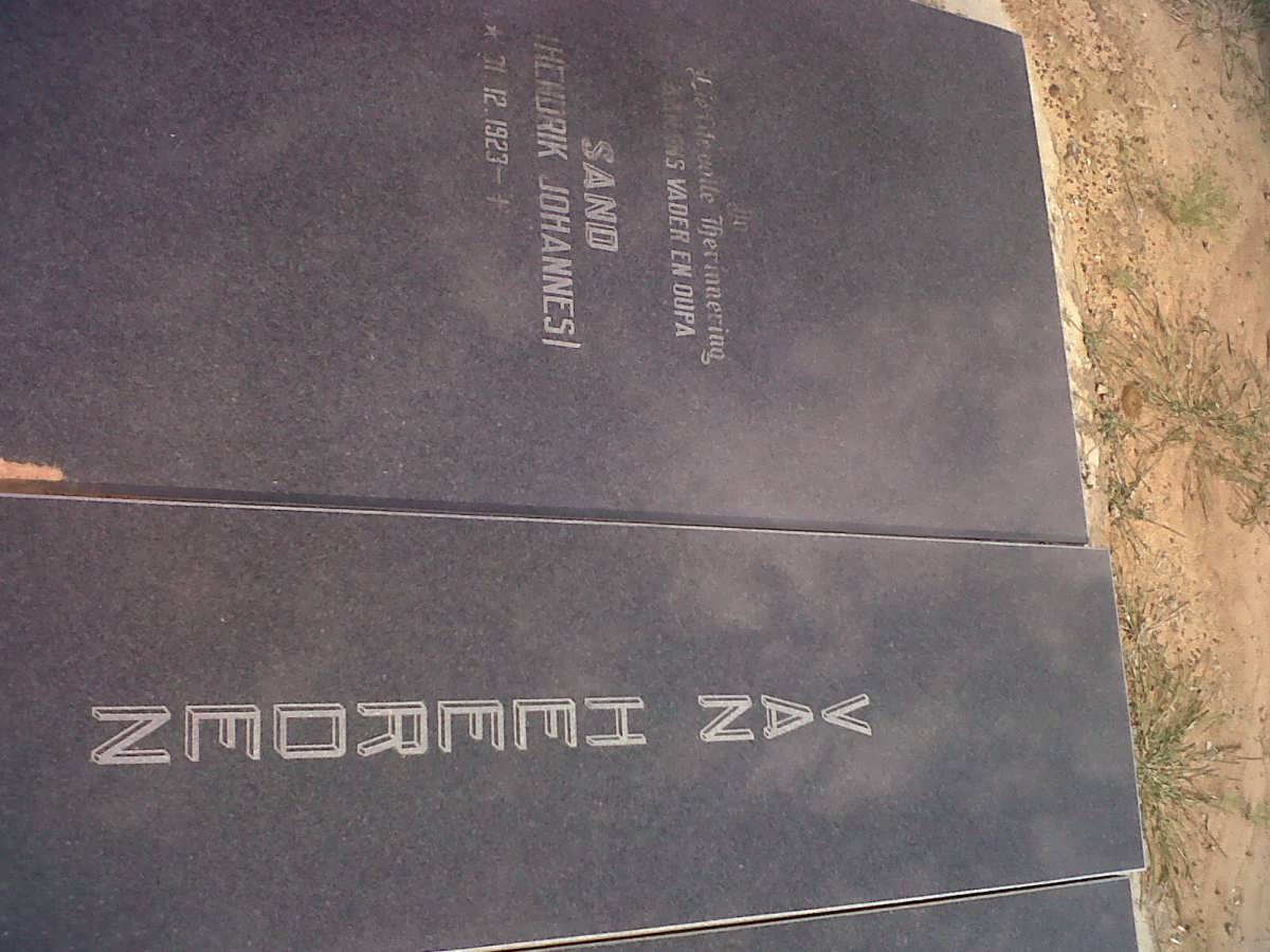 HEERDEN Hendrik Johannes, van 1923-