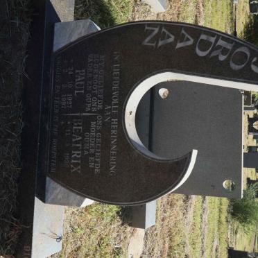 JORDAN Paul 1927-1997 &amp; Beatrix 1930-