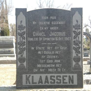 KLAASSEN Daniel Jacobus -1957
