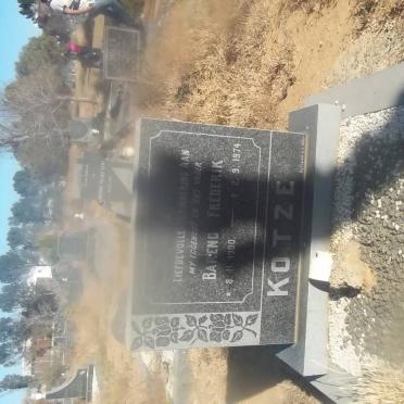 KOTZE Barend Frederik 1900-1974