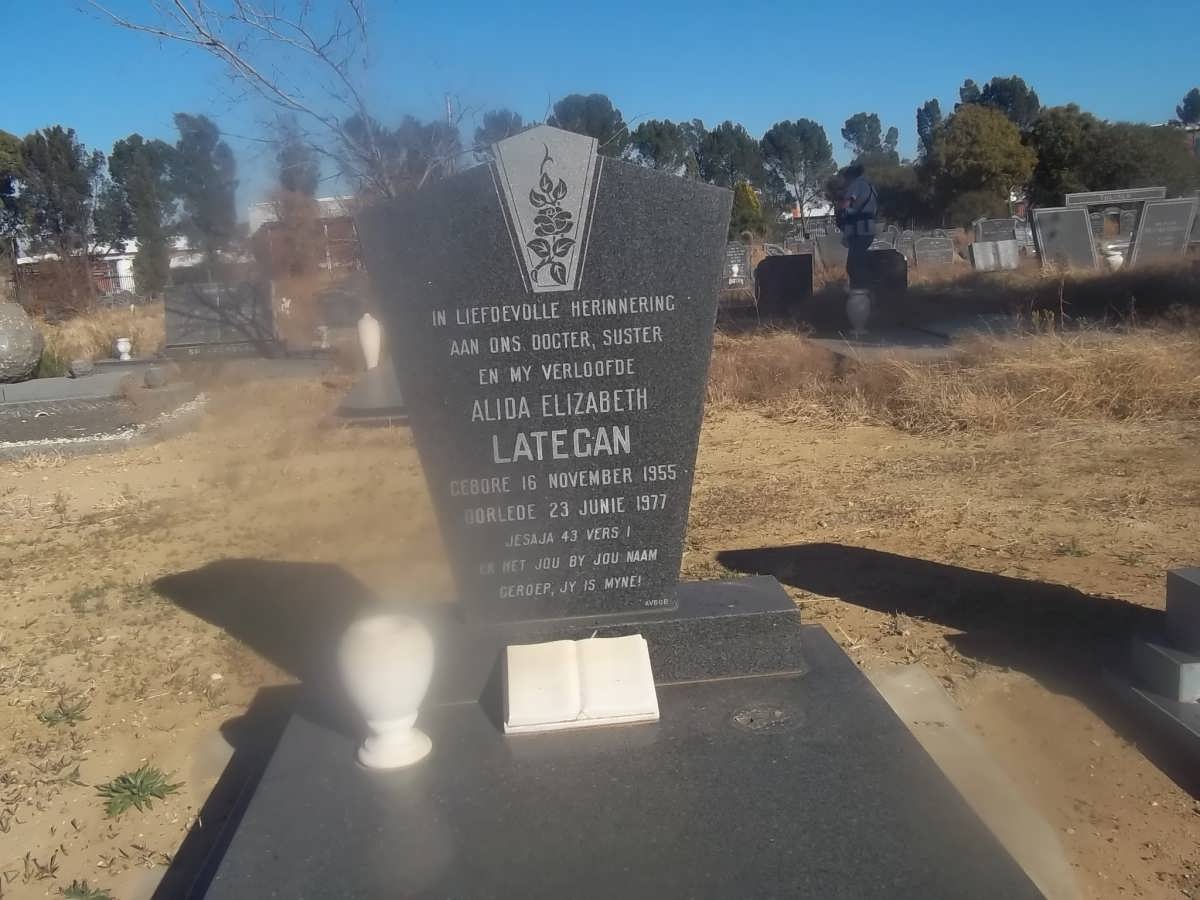 LATEGAN Alida Elizabeth 1955-1977