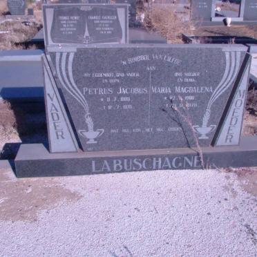 LABUSCHAGNE Petrus Jacobus 1903-1975 &amp; Maria Magdalena 1908-1978