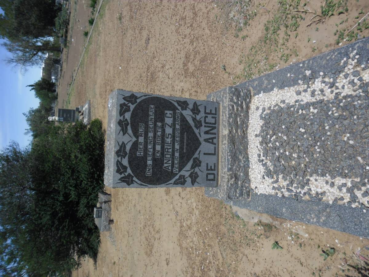 LANGE Andries Z.G., de 