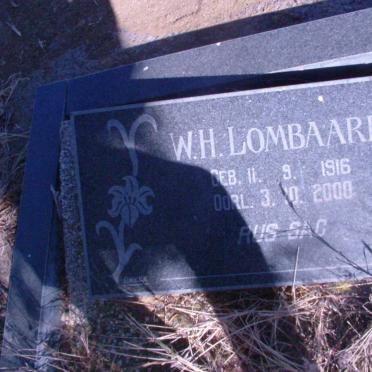 LOMBAARD W.H. 1916-2000
