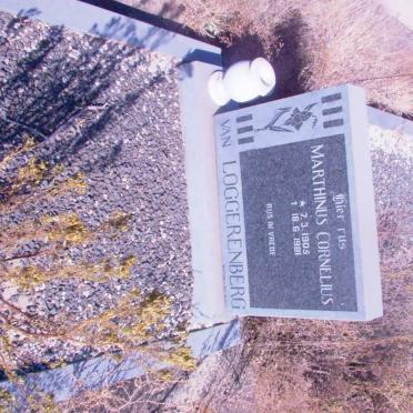 LOGGERENBERG Marthinus Cornelius, van 1905-1981