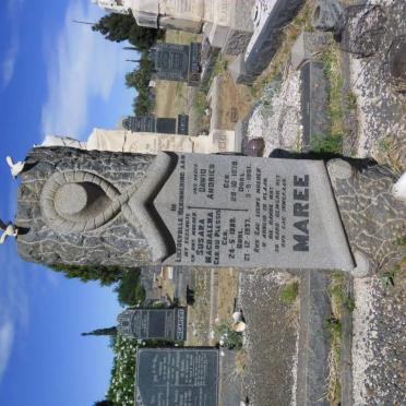 MAREE Dawid Andries 1879-1961 &amp; Susara Magdalena DU PLESSIS 1888-1937