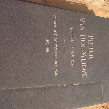 MERWE Pieter, van der 1952-1971