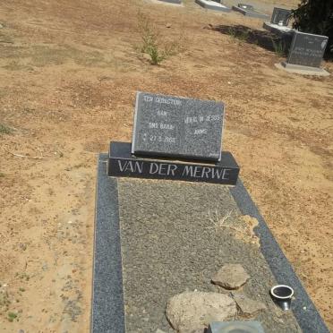 MERWE ?, van der 1968-1968