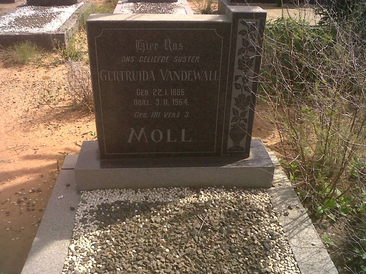 MOLL Gertruida Vandewall 1886-1964