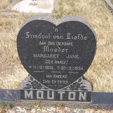 MOUTON Margaret Jane nee MAREE 1905-1934