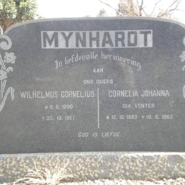 MYNHARDT Wilhelmus Cornelius 1890-1957 &amp; Cornelia Johanna VENTER 1893-1962