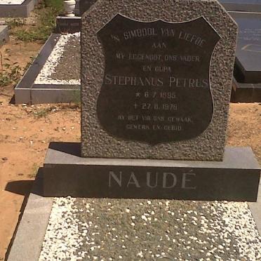 NAUDE Stephanus Petrus 1895-1976