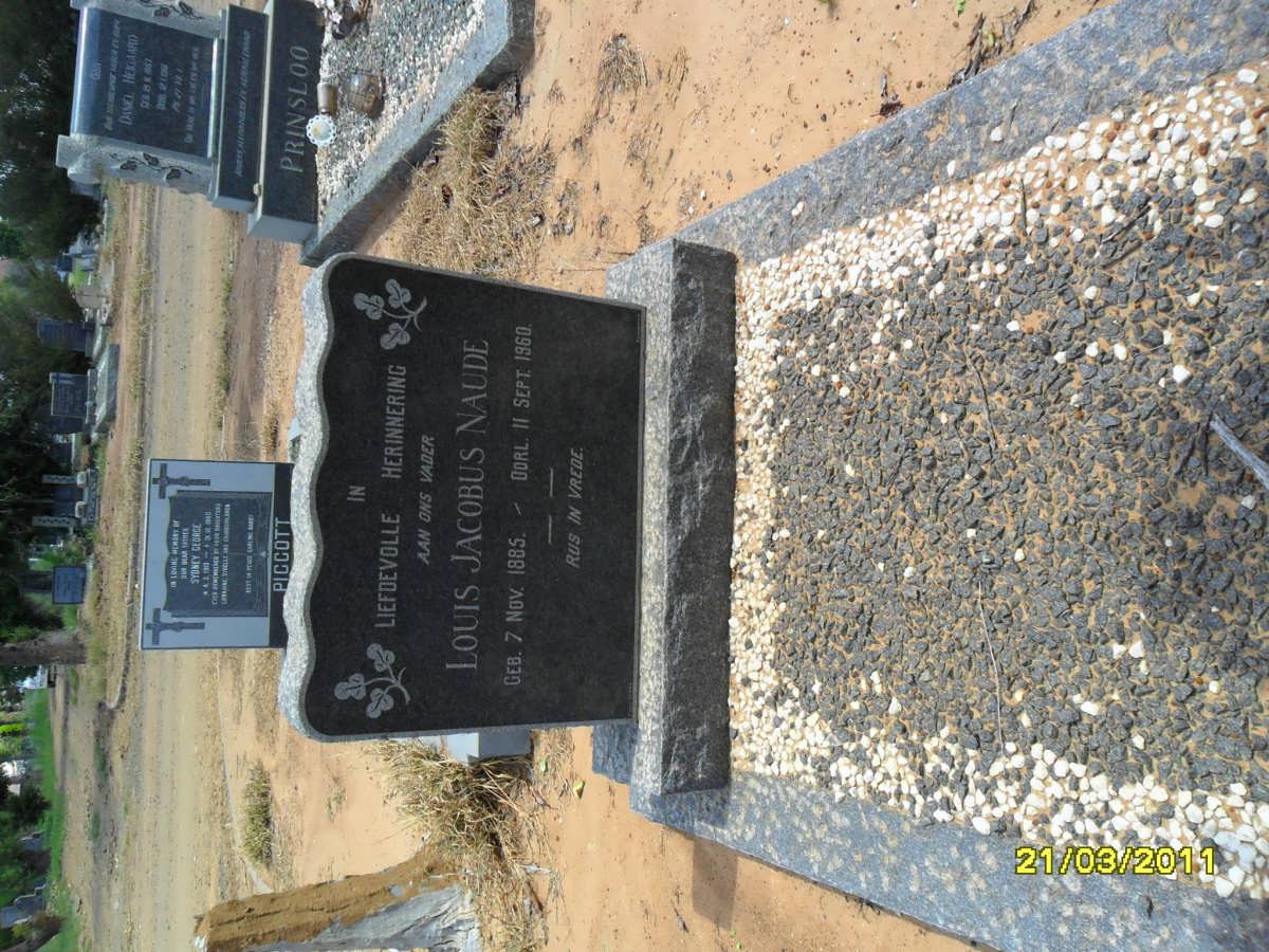 NAUDE Louis Jacobus 1885-1960