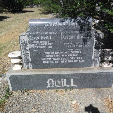 NEILL Arthur Patrick 1904-1976 &amp; Maria VERKES 1907-1945