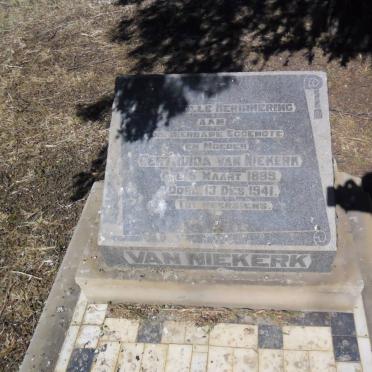 NIEKERK Gertruida, van 1889-1941