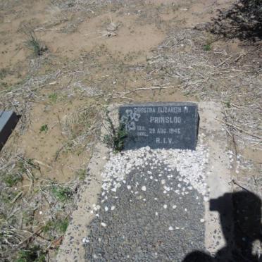 PRINSLOO Christina Elizabeth M. 1946-1946