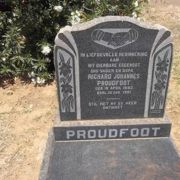 PROUDFOOT Richard Johannes 1893-1951