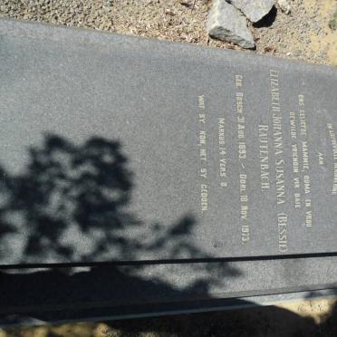 RAUTENBACH Elizabeth Johanna Susanna 1893-1973