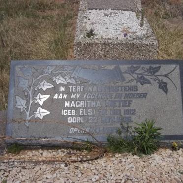 RETIEF Magritha I. nee ELS 1912-1936