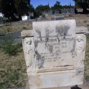 RENSBURG Maria Cathrina, v. 1926-1959