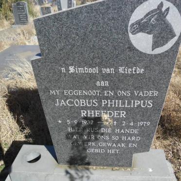 RHEEDER Jacobus Phillipus 1932-1979