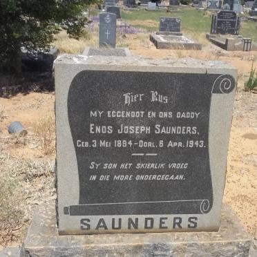 SAUNDERS Enos Joseph 1894-1943