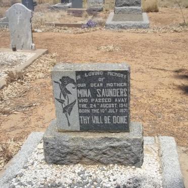 SAUNDERS Mina 1871-1941