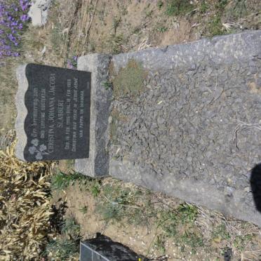 SLABBERT Christina Johanna Jacoba 1955-1955