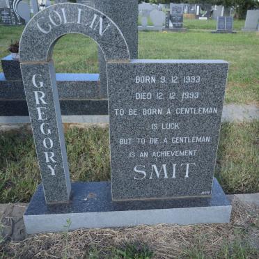 SMIT Collin Gregory 1993-1993