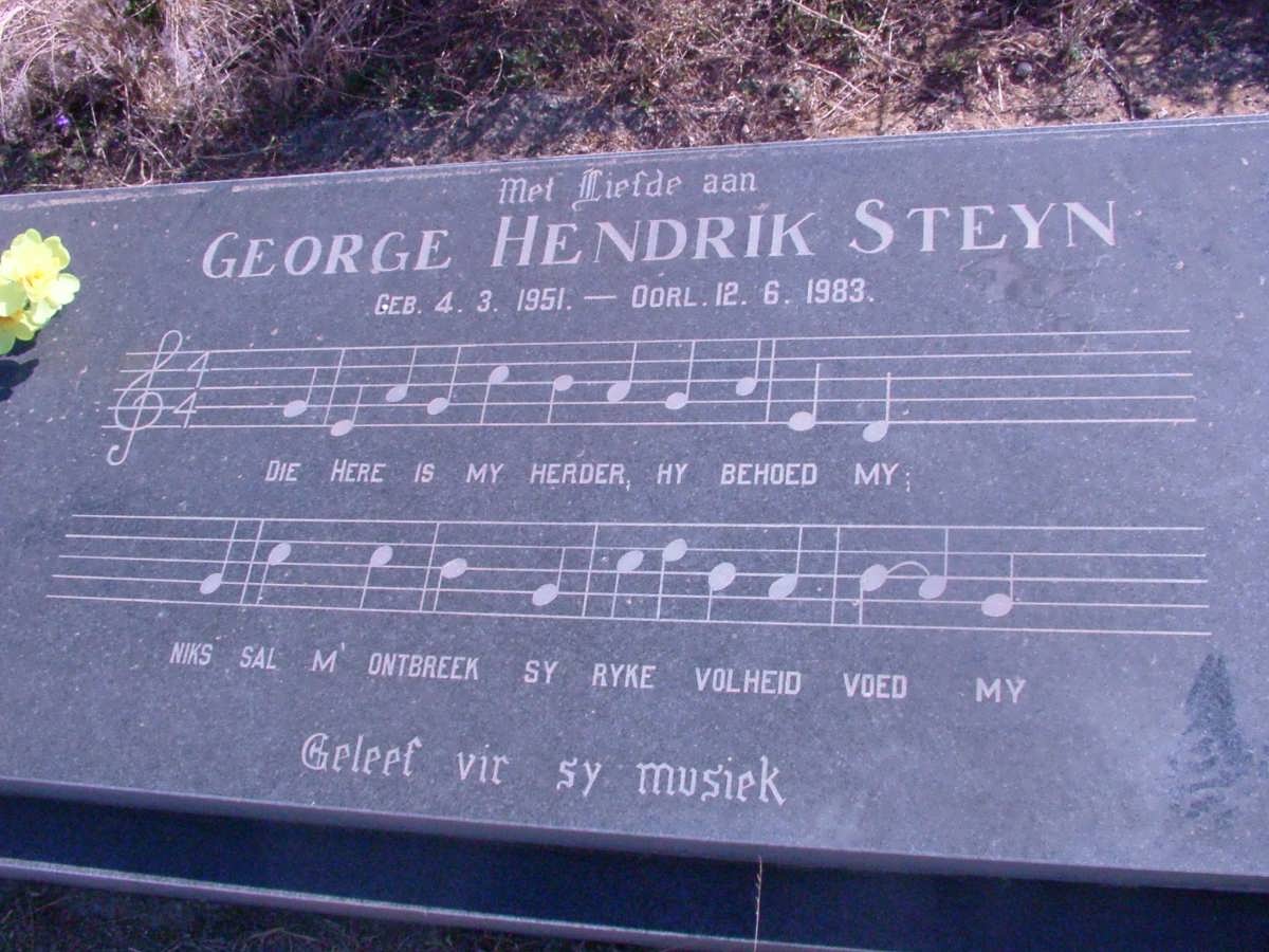 STEYN George Hendrik 1951-1983