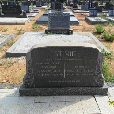 STIMIE Francois J.N. 1890-1964 &amp; Francina Stoffelina 1890-1971