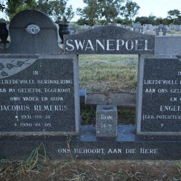 SWANEPOEL Jacobus Remerus 1931-1996 &amp; Engela W.C. POTGIETER 1935-