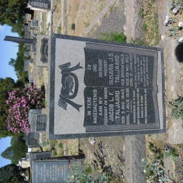 TALJAARD Jacob L.F. 1843-1938 &amp; Susara J.S. GROENEWALD 1857-1952